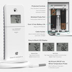 Temp Tracker Probe Wi-Fi Alert System with The Bridge Gateway and a Temperature Probe Sensor with Ambent Temperature and Humidity