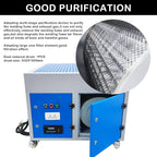 HayWHNKN Metal Working Downdraft Table Dust Collector Vacuum Welding Multi-stage Purification Dust Collector for Grinding Polishing Dusting Welding 31.5''*31.5'' 220V