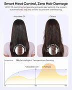 okaydeer 7 in One Hair Dryer Brush with Auto Wrap Curlers, Negative Ionic, No Heat Damage, Blow Dryer, Fast Drying & Frizz-Free Styling, Hot Air Styler, Straightener&Volumizing Brush with Storage Bag