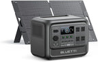 BLUETTI Elite 100 V2 Solar Generator with 100W Solar Panel (Ships Separately), 1024Wh Portable Power Station w/ 4 1800W AC Outlets, 35% Smaller, Ideal for Camping, Emergencies, Backup Power
