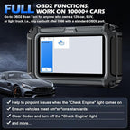 XTOOL D5 Car Code Reader and Reset Tool, Engine ABS SRS Transmission Car Diagnostic Tool with EPB Service, ABS Bleed, Throttle Relearn, Clear Check Engine Light Code Reader with 10 Resets, Free Update