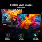 KTC 32 Inch 2K Monitor, 1440P IPS Computer Monitor, 100Hz 120Hz Frameless QHD PC Monitor for Office & Gaming, Eye Care, G-Sync/FreeSync, 109% sRGB, HDR, HDMI/DP, Tilt Adjustable, VESA, H32T13