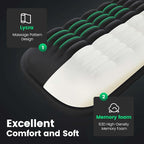 MEKASS Keyboard Wrist Rest for 60% Compact Keyboard, Ergonomic Soft Memory Foam Wrist Support with Non-Slip Silicone Base, Keyboard Pad Relieve Wrist Pain from Laptop, Computer, Typing (Pink)