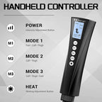 Christmas Gifts for Men Women Dad Mom, Mother's Day, Father's Day, Air Compression Massager with Heat for Foot, Leg, Calf, Thigh, Knee, Helpful for Varicose Veins,Muscle Fatigue, Cramps Swelling Edema