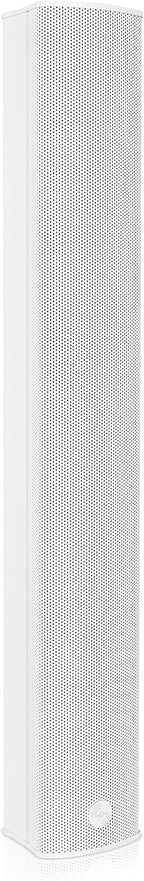 Sound Town Weatherproof Compact Aluminum Line Array Column Speaker with Wall Mount Bracket, 6 x 3 Woofers, 4 x 1.2 Dome Tweeters, White, for Church, Indoor & Outdoor Installation (CARPO-M64W)