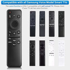 Voice Remote Replacement Control Compatible with Samsung Smart TV for 2019-2025 Crystal UHD QLED Frame NEO Models (BN59-1432A)