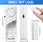 Xuhal 24 Pcs Door Window Alarm for Home Security Bulk Wireless Door Sensors Security Burglar Alarm Anti Theft for Safety, Home, Office, Garage, Apartment