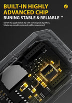 FNRSI Upgraded Version LCR-ST1 Mini Smart LCR Meter, SMD Tester, ESR Meter - 100Hz, 1kHz, and 10kHz Resistance Capacitance Inductance Continuity Diodes Measurement Tool