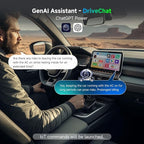 ATOTOMOVE Wireless CarPlay AI Box with OBD2 Scanner, Car Video Streaming Wireless Plug & Play Carplay Adapter for iPhone & Android Auto with ChatGPT, Supports YouTube, Netfilx 256GB Max, HDMI