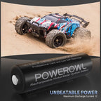 POWEROWL AA Batteries Rechargeable Kit, High Capacity 2800mAh 1200 Cycles 1.2V NiMH Double A Battery, Silver - 8 Count