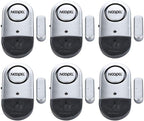 Door Alarms for Kids Safety, 6 Pack 120dB Pool Alarm Sensor for Doors and Windows, Window Alarms for Home Security, Burglar Intruder Entry Alert for Toddlers Personal Security
