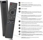 (Pack of 2) Replacement Remote Control for Samsung TV, Compatible for All Samsung TV LED QLED UHD SUHD HDR LCD Frame Curved Solar HDTV 4K 8K 3D Smart TVs