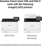 Canon Genuine 046 Magenta Toner Cartridge High Capacity Compatible with LBP654Cdw, MF731Cdw, MF733Cdw, MF735Cdw