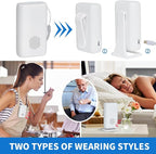 Wireless Caregiver Pager Nurse Alert System SOS Call Button Vibration Pager Nurse Calling Alert System with 58 Melodies 4 Adjust Volume Levels for Patients Seniors Elderly Monitoring at Home