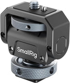 SmallRig Camera Monitor Mount Lite with Cold Shoe, Swivel 360° and Tilt 180° Holder for Field Monitor, LED, Flash and Video Shooting Photography Accessories, Max Load Capacity of 90° Tilt 3.2kg