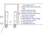 EASmartech Starter Kit - EAS RF Retail and Clothing Store Security Tower Antenna System 1000 Tags and Warning Stickers. Great for Shop Protection, Boutiqes, Store Security System Asset Protection