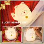 AuroraNiteBeam Cute Cat Night Light for Kids, LED Nursery Lamp Dimmable & Rechargeable, Warm Glow for Night Feeding, Nursery & Room Décor Lamp with Gift-Ready Design