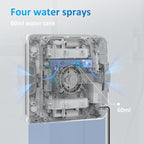 Mamibot W120-DP Robot Window Cleaner for High-Rise Glass - 3200Pa Strong Suction, Multiple Cleaning Modes,4 Water Spray Nozzles,Edge Detection Technology,App&Remote Control(Blue)