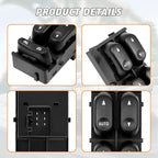 Ford Power Window Switch Replacement for 2002 2003 2004 Ford F250 F350 F450 F550,2002-2003 Explorer, 2002-2005 Excursion Mercury Mountaineer Replacement Button Windows Switches - OE 1L2Z14529BA