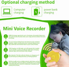 JRGKJCP 16 Minutes Voice Recorder, Record Custom Message for Crafts, Stuffed Bear, Baby Doll, and Pillow (Yellow)