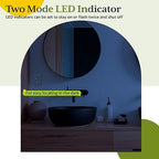 TG Countdown Timer Switch for Bathroom Fans and Household Lights, 1-5-10-15-20-30 Min Settings with Manual Override, Always On Blue LED, Neutral Wire Required, UL Listed, Screwless Wall Plate, Ivory
