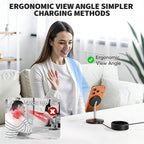 Magnetic Wireless Charging Station,25W Fast Charger 6FT Mag safe Wireless Station Pad,[Qi2.2 Certified] 360° Charger Stand for iPhone 17/17 Pro/Air/17 Pro Max/16 Pro Max/15/14/13/12, AirPods Pro 2/3/4