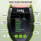 Tera Barcode Scanner Wireless 2D QR with Stand: Digital Setting Screen Keypad Pro Version Extra Fast Scanning Speed Works with Bluetooth 2.4G Wireless USB Wired Bar Code Reader HW0009-Z Green