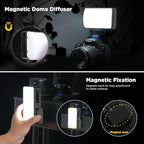 Amaran Ace 25c Pocket RGBWW LED Light, Boost Mode Up to 32W, Full-Color Mini Video Light (2,300-10,000K), 1,171 Lux@1m at 5,600K, 4500mAh Battery with PD Fast Charging for Mobile Creators (Charcoal)