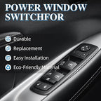 Wuangki Master Power Window Control Switch | Front Driver Side | 13+8 Pins | Compatible with 2011-2016 Journey | OE 68084001AD | Window Buttons