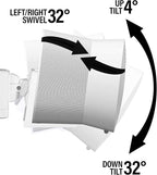 Adjustable Speaker Wall Mount Designed for The Sonos Era 300™ (Pair) White