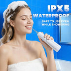 Now Bird Water Dental Flosser Teeth Pick: Portable Oral Irrigator, 3 Modes Cordless Water flosser,Battery Operated, IPX5 Waterproof Flossing Machine for Teeth Cleaning for Travel Home - White