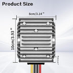 DC 24V Step Down to 12V 30A 360W DC Converter Regulator Voltage Regulator, 12V Converter, IP67 Waterproof Power Supply Module Buck Transformer for Golf Cart Forklifts Car Truck Boat Vehicle