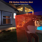 eMylo WiFi Motion Sensor 2 Pack, Smart Wireless Presence Sensor Detector with App Notification Alert, Home Security System PIR Motion Detector Compatible with Smart Life App(2.4 GHz Wi-Fi Required)