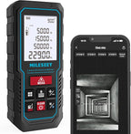 MILESEEY Laser Measurement Tool, 229Ft Laser Measure with Digital Angle Level, Laser Tape Measure with Phone App, Record Data and Make Your own Sketch Support Hand-Drawn Plan/Draw on Picture