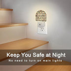 sndheke Books on Bookshelves Night Light, Colorful Books Dusk to Dawn Night Light Plug in,0.5w Energy Saving Sleep Friendly Nightlights for Kids Boys Girls Home Decor