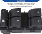 Obaee Driver Side Power Master Window Switch, Compatible with Chevy Silverado/Chevrolet Traverse/HHR/2007-2013 GMC Sierra/Yukon/Buick Enclave Replace OE 20945129 25789692