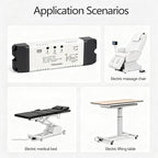 Yitouniu WiFi Linear Actuator Module, Motor Controller with Tuya Smart Life App, Alexa Voice Control, RF433 Remote, Forward Reverse Switch & WiFi Timer Switch for Automation (AC 85V-220V)