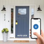 Lockly Secure Pro Wi-Fi Smart Door Lock, Keyless Entry with PIN Genie® Digital Keypad, 3D Biometric Fingerprint Sensor Front Door Lock Deadbolt, Voice Control & Auto Lock - Deadbolt Edition