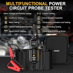 GODIAG Power Circuit Probe Tester, Auto Short Circuit, Relay Fuse Tester, Voltage Tester, 6V 40V DC Auto Electrical System Test Tool Kit, Diode Resistance Check for Motorcycle Trucks