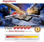 【5-Years Data Recovery】 GIGASTONE 512GB Micro SD Card, 4K Camera Pro, A2 V30 for Smartphone, Gopro, Action Cams, 4K UHD Video Recording, R/W up to 150/120 MB/s, UHS-I U3 C10 Class 10 with Adapter