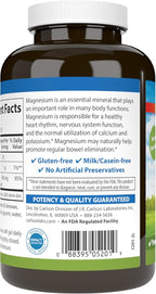 Carlson - Magnesium Gels, 400 mg of Magnesium per Softgel, Heart & Muscle Support, Magnesium Gel Caps, Bowel Function, Magnesium Supplement, 250 Softgels