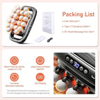 20 Head Massage Gun, Deep Tissue Percussion Back Massager with 3 Modes & 30 Intensities, Quiet Muscle Massage Pain Relief, Portable Percussion Massage Gun for Back, Neck, Shoulders, Legs, Waist, Body