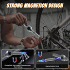 24 in 1 Magnetic Screwdriver Set,Upgrade DIY Ratchet Screwdriver Set with Detachable Ratchet Handle- Precision Repair Tool Kit for Furniture,Computer,Bicycle,Electronics,Phone,Watch