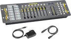 Dmx Controller 192 Channel Dmx Light Controller for Dj Lights, Dmx Controllers with XLR Cables Dmx 512 Controller, Dmx512 Lighting Controller Dmx Control Board for Stage Lights Dmx Console