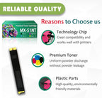 ERNZAT MX-51NT Toner Cartridge Compatible for Sharp MX-51NT MX-51NTBA MX-51NTCA MX-51NTMA MX-51NTYA Toner Cartridges Work for Sharp MX-4110N MX-4111N MX-4140N Printers