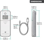 Leak Geek Area Detection Wi-Fi Alert System with The Bridge Gateway and Water Leak Area Detection Sensor with 76-inch Cable