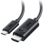 Cable Matters Unidirectional USB C to HDMI 2.1 Cable - 3ft, Support 4K@240Hz and 8K@60Hz, HDR - Thunderbolt 4, Thunderbolt 5, USB 4 Compatible with MacBook Pro, XPS, ThinkPad - Max 4K@60Hz on macOS
