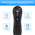 Universal Remote Control for Samsung/LG/Vizio/Hisense/TCL/Sony/Philips/Insignia/Sharp/Panasonic/JVC/Toshiba/Element/Sanyo TV and Other Brand Smart TVs,Streaming Players,DVD,Blu ray Player,Soundbar
