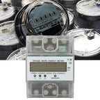 ANKROYU 220/380V 5-80A Power Meter, Energy Consumption Digital Electric Power Meter, Digital Power Meter, Energy Meter for Power Metering Systems