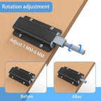 3 Pack Push to Open Cabinet Hardware, Touch Latches for Cabinet Doors, Magnetic Cabinets Latch, Magnetic Push Latches for Cabinets to Open Latch，Black